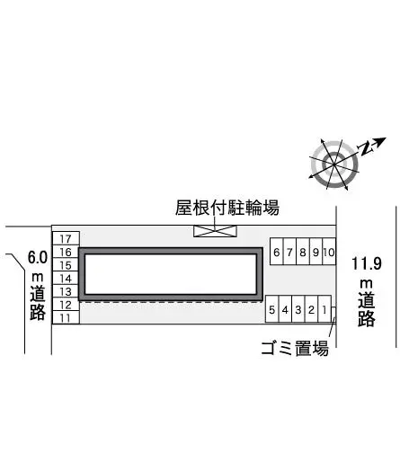 ★手数料０円★豊岡市正法寺　月極駐車場（LP）